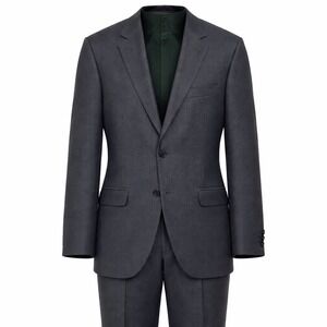 Jos. A. Bank Traveler Suit 44R 36x30 Charcoal Gray Wool Blend Tailored Fit